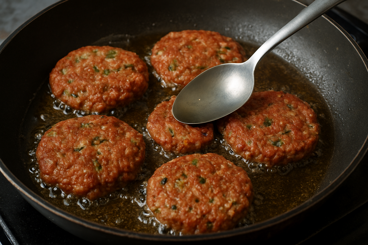 cooking kabab