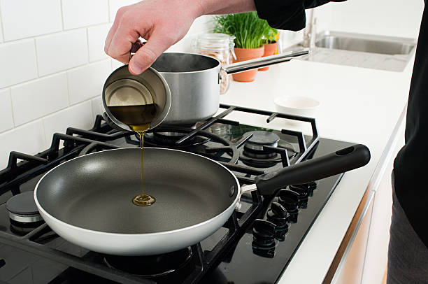  heated oil